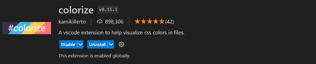 vs code colorize extension free